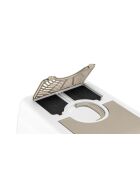 Maison de toilette pour chat 5115-01 grise - 47x39,5x55 cm