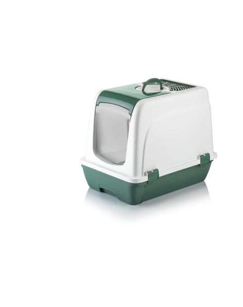 Maison de toilette pour chat 5115-06 vert pastel - 47x39,5x55 cm