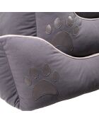 Cuccia per animali Lucy Dog & Cat L grigia - 75x95x22 cm