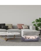 Cuccia per animali Lucy Dog & Cat L grigia - 75x95x22 cm