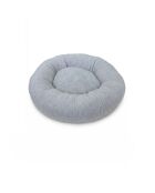 Teddy Donut L grijs huisdierenbed - 85x85x16 cm