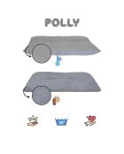 Polly Hondenbed lichtgrijs - 50x35x8 cm