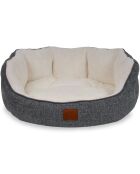Lit pour animaux Coco M gris - 54x62x18 cm