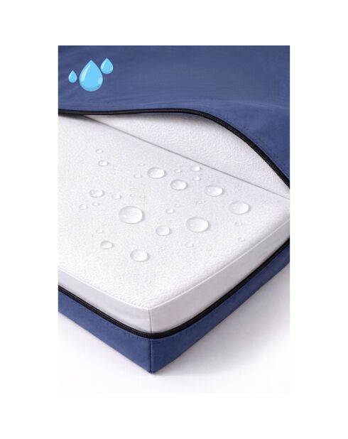 Pure Comfort huisdierenbed blauw - 90x110x11 cm