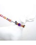 Alliens XS veelkleurige hondenhalsband