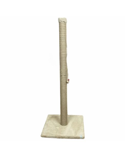 Griffoir pour chat Aero beige - 37,5x37,5x102 cm