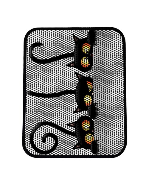 Nrszn0127 zwarte kattenbakmat - 45x60 cm