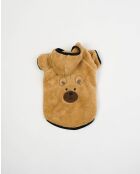 Sudadera con capucha para perro Teddy Welsoft Jacket M marrón claro
