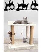 Cuccia per gatti Liza bianca - 50x48x35 cm