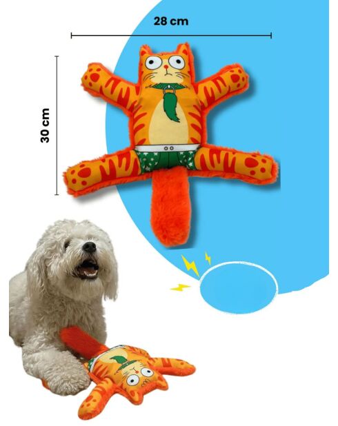 Giocattolo per cani Havhav 1005 giocattolo per cani arancione - 30x28 cm