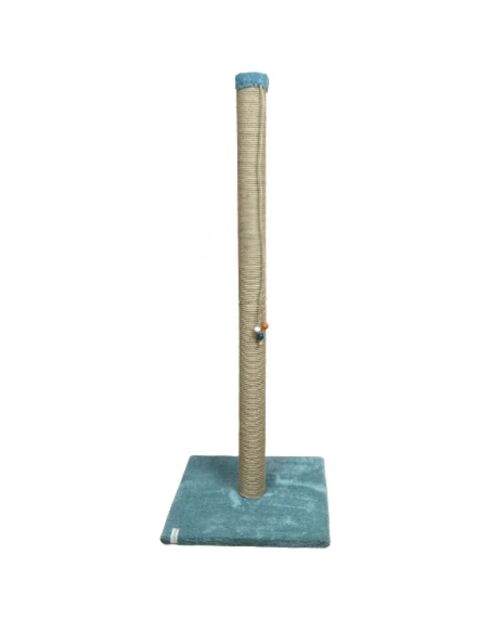 Aero turquoise krabpaal voor katten - 37,5x37,5x102 cm