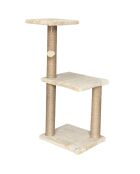 Albero per gatti Tina 1 beige - 35x28x80 cm