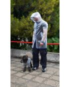 Impermeabile trasparente per cani Seffaf XL