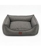 Vanilla L grijs huisdierenbed - 55x75x20 cm