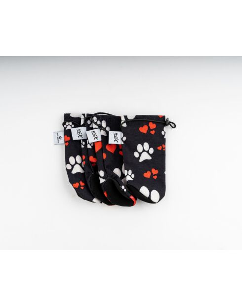 L/XL zwarte hondenschoenen