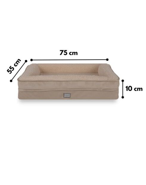 Felix Dog L crèmekleurig huisdierenbed - 75x55x18 cm