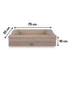 Felix Dog L crèmekleurig huisdierenbed - 75x55x18 cm