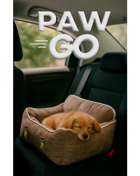 Lit pour animaux Paw Go beige - 40x55x28 cm