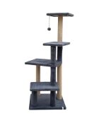 Árbol para gatos Alessi antracita - 45x45x117 cm