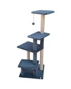 Árbol para gatos Alessi antracita - 45x45x117 cm