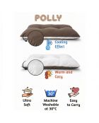 Dierenbed Polly ecru - 50x35x8 cm