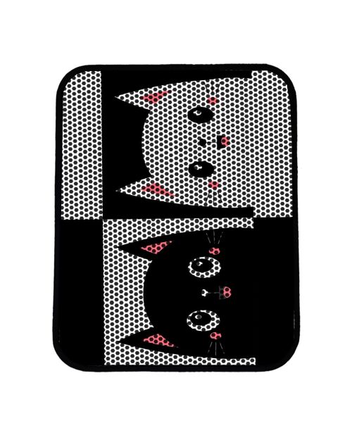 Nrszn0051 kattenbakmat zwart - 45x60 cm