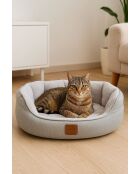 Lit pour animaux Coco L gris - 66x80x18 cm