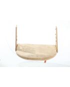 Cuccia per animali domestici color crema - 28x47 cm