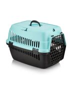 Transportbox voor dieren 5097-R-4 turkoois - 56,6x40x68,5 cm