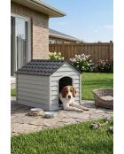 Dierenhuis 5100-1 grijs - 76x64x62 cm