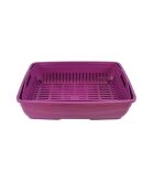 Toilethuis voor katten 5088-03-3 paars - 41x37,5x50 cm