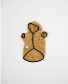 Sudadera con capucha para perros Teddy Welsoft Jacket S marrón claro