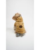 Sudadera con capucha para perros Teddy Welsoft Jacket S marrón claro