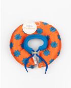 Collar de rosquilla naranja con forma de mascota Elizabeth M