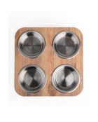 Ciotole quadrate per animali Apvm15 beige