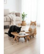Ciotole quadrate per animali Apvm15 beige