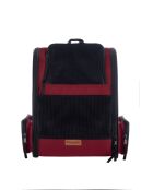Bolsa de transporte para gatos Pugola roja - 43x23x38 cm