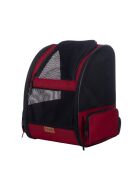 Bolsa de transporte para gatos Pugola roja - 43x23x38 cm