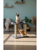 Liza kattenbed antraciet - 50x48x35 cm