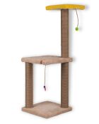 Albero per gatti Iki Katli crema - 34x34x82 cm