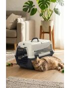 Caja de transporte de animales 5097-R-1 negra - 56,6x40x68,5 cm