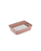 Maison de toilette pour chat 5088-03-4 rose - 41x37,5x50 cm