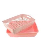 Maison de toilette pour chat 5088-03-4 rose - 41x37,5x50 cm