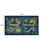 Tappeto ciotola blu Paspet11 - 40x70 cm