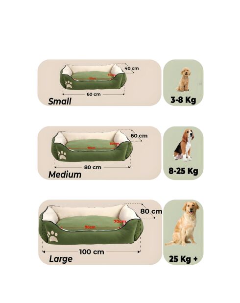 Cuccia per animali Lucy Dog & Cat S grigia - 40x55x18 cm