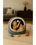 Alaska STD grijze kattenmand - 40x35x35 cm