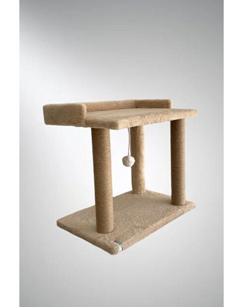 Lit pour chat Liza beige - 50x48x35 cm