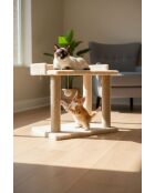 Cuccia per gatti Liza beige - 50x48x35 cm