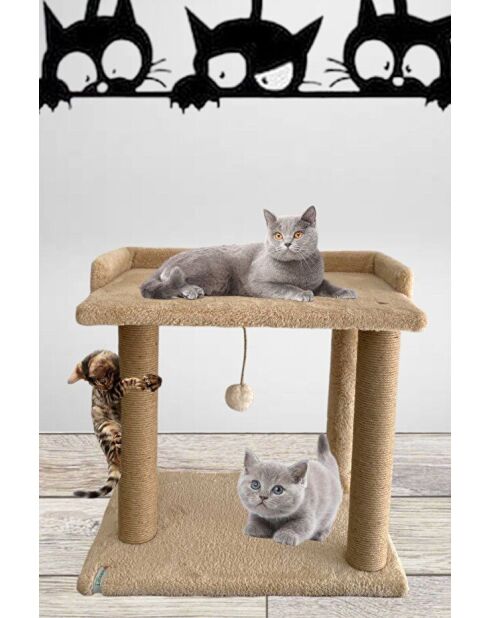 Cuccia per gatti Liza beige - 50x48x35 cm