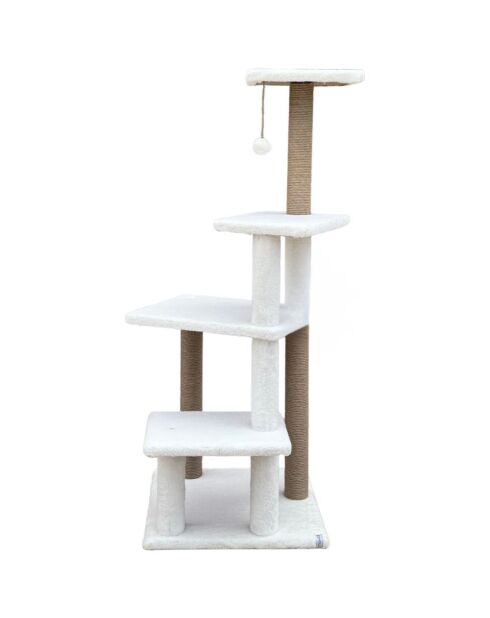 Albero per gatti Alessi bianco - 45x45x117 cm